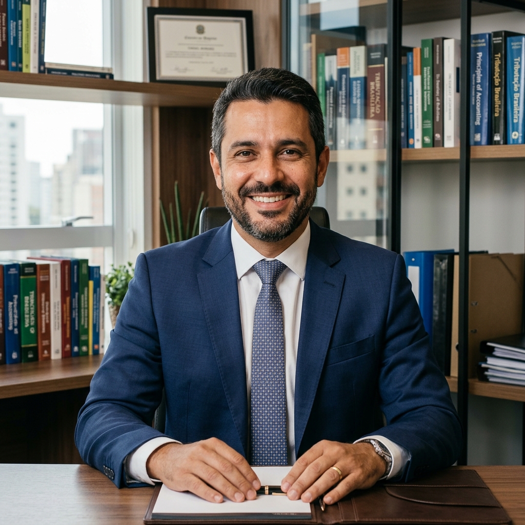 Uriel Borges, contador e fundador do escritório Contabilidade Uriel Borges